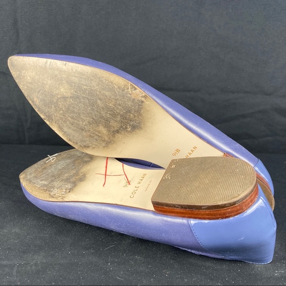 Cole Haan womens scalloped pointed flats - Picture 7 of 9